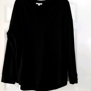 Black long sleeve blouse